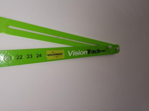 GOLFERDOC Golf Swing Training Aid Alignment VisionTrack Trainer Green