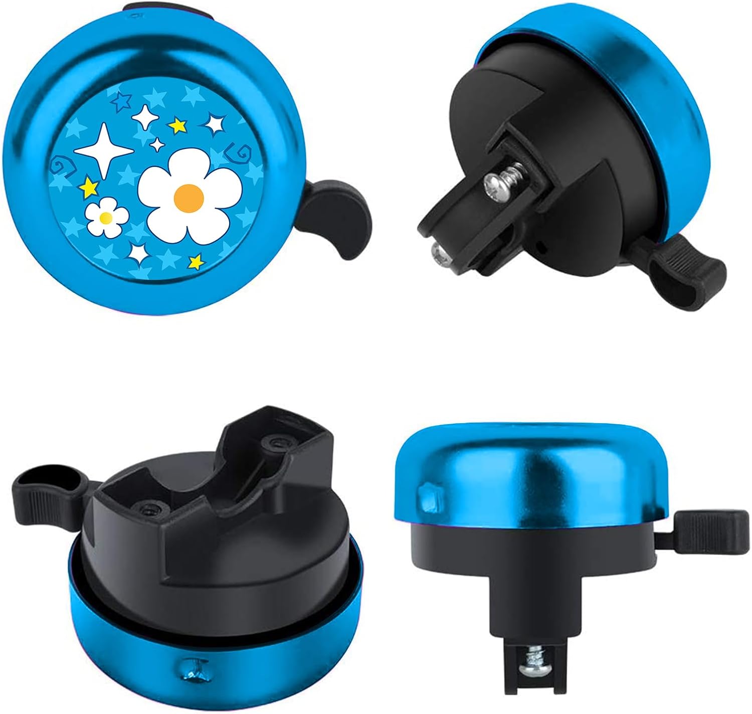 Skiennix Flower Bike Bell - Adjustable Size Bicycle Horn for Kids & Adults | Clear Sound