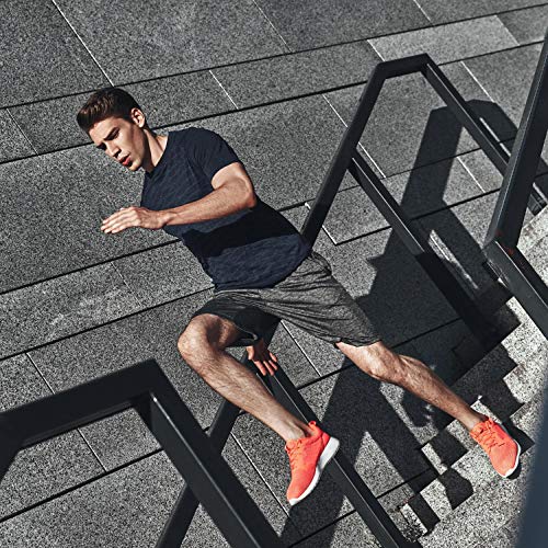 Men's Athletic Shorts with Pockets - Quick Dry Workout Shorts - Medium / Black, Grey, Blue, Green