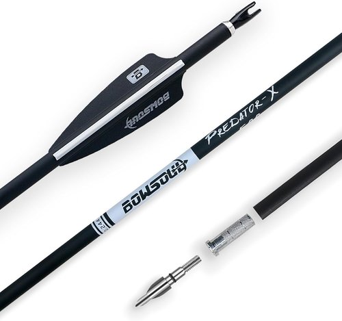 31Inch Carbon Arrows for Target Practice Hunting Arrow with Removable Tips for Compound & Recurve Bow(Pack of 12)