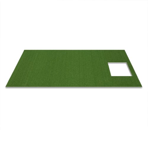 Orlimar Golf Mat for The OptiShot 2 Golf Simulators for Home (3 Foot X 5 Foot), Indoor Turf Practice Mat with Pre-Cut Hole for OptiShot2 Swing Analyzer Base