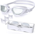 Skiennix Swim Goggles - Anti-Fog, UV Protection, No Leakage | Wide View for Adults & Youth