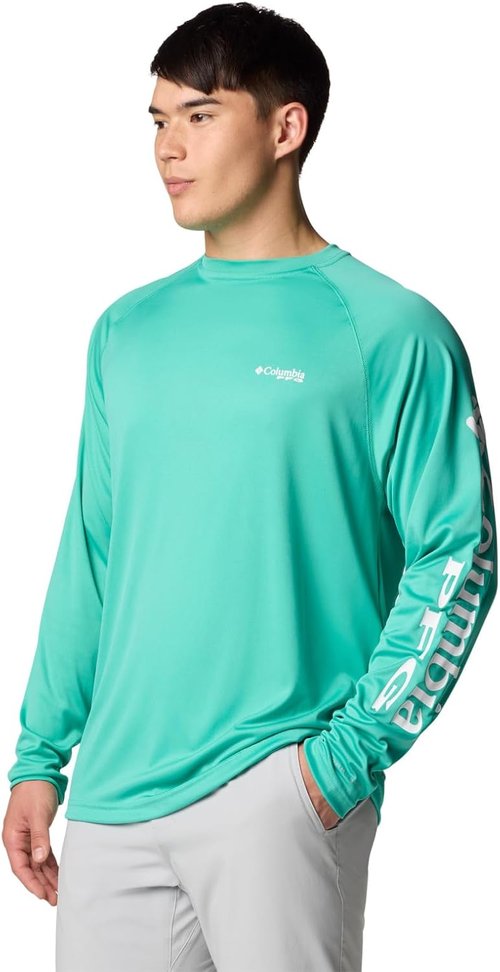 Columbia Men's PFG Terminal Tackle Shirt - Lightweight, Quick-Dry Fabric | Perfect for Fishing