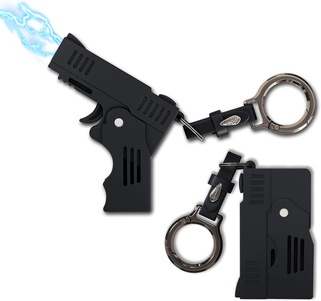Skiennix Mini Stun Gun - Rechargeable Personal Security Device with Safety Switch & LED Flashlight