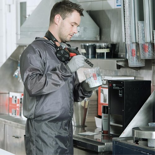 Colad X Paint Society BodyGuard Reusable Anti-Static Paint Suit | Durable Lab Coat for Professionals