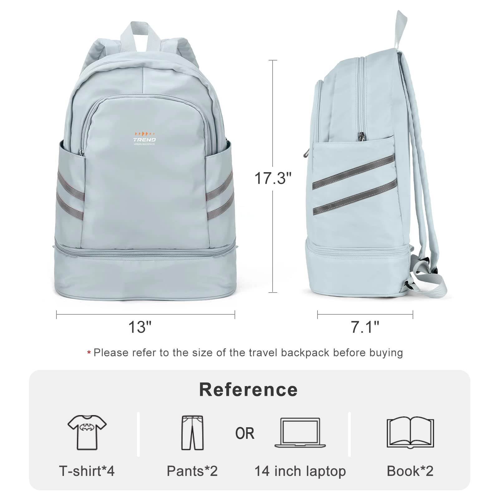 coofay Gym Backpack for Women Waterproof Backpack with Shoe Compartment Lightweight Travel Backpack Pink Sports Backpacks Large Gym Bag