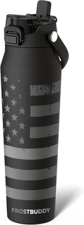 Frost Buddy 32oz Stainless Steel Bottle Buddy - Leak-Proof, 24-Hour Cold, Sweat-Proof | Perfect for Gym & Travel