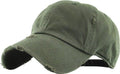 KBETHOS Vintage Washed Distressed Cotton Dad Hat - Adjustable Unisex Baseball Cap in Classic Style