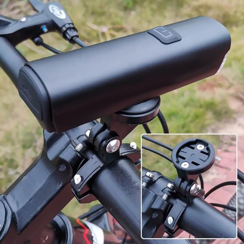 Garmin to GoPro Bike Mount Adapter, 20mm Spacing Universal Bike Computer Converter, Compatible with Garmin Edge & GoPro Cameras, Lightweight Handlebar Mount for Bike Lights/Action Cameras