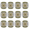 12 Pack Basketball Championship Rings 7-14 MVP Trophy Collectible Gift