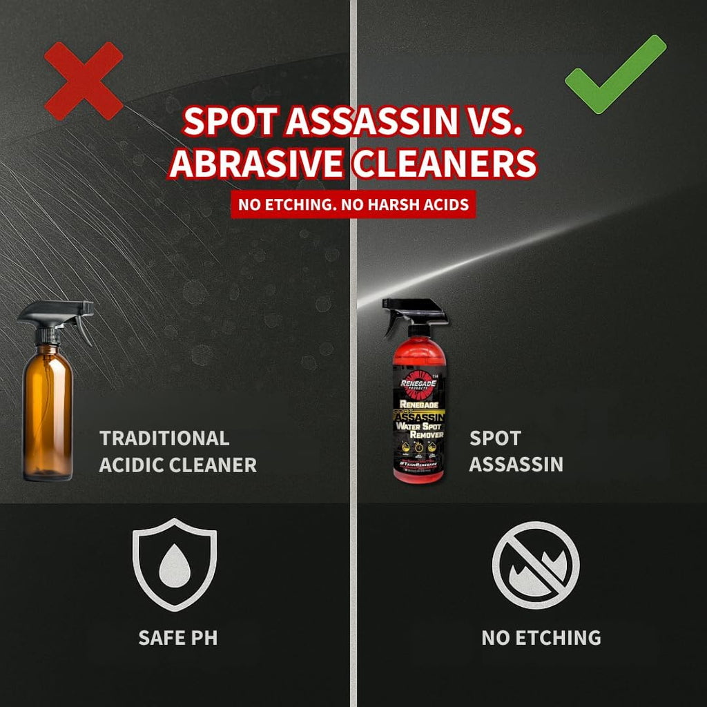 Renegade Products Water Spot Remover - Non-Acidic Formula for Polished Aluminum | 24 Oz Bottle