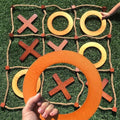 Giant Outdoor Tic Tac Toe Game - 3ft x 3ft Weather-Resistant Lawn Game for Adults & Kids