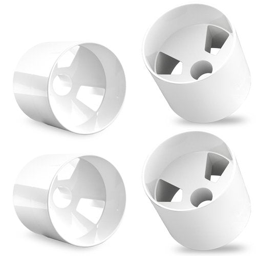 4PCS Golf Hole Cup,ABS Ivory White Plastic Golf Cups,Dimension 4" Depth, Diameter 4 1/4 inches,Fits PGAL|PGA|USGA Regulations,for Backyard Practice