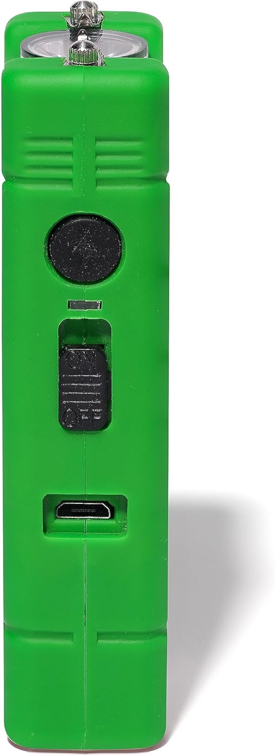 VIPERTEK VTS-881 Rechargeable Micro Stun Gun - Self Defense Tool with LED Flashlight
