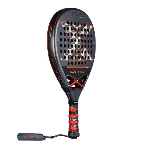 Padel Racket AT10 Genius 18K Alum by Agustin Tapia 2025 | Luxury Teardrop Pala Padel | Enhanced EOS Flap & NOX Custom Grip Technology Dual Texture Spin Control Advanced paddle racket Elite Performance