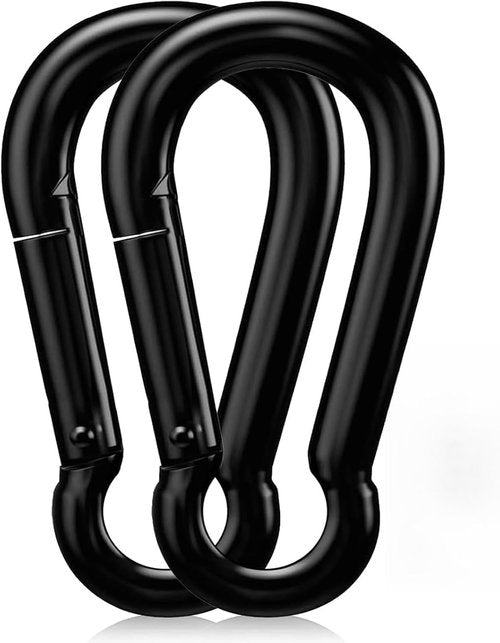 M10 Large Carabiner Clip - Heavy Duty Spring Snap Hooks for Hammocks & Camping | 2PCS Set