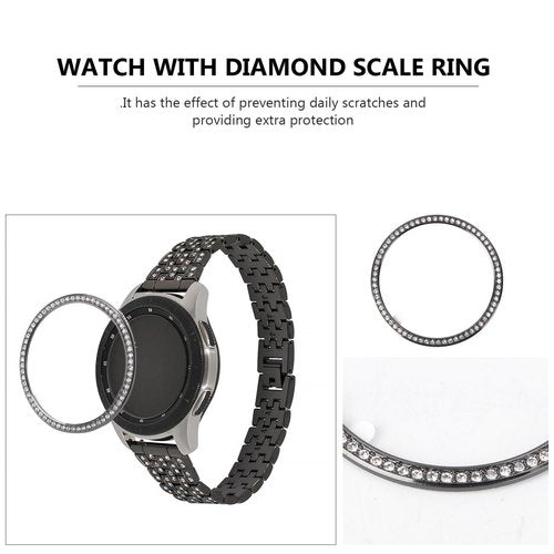 ARTIBETTER Bezel Ring Cover for Watch 42Mm Smartwatch Alloy Metal Frame Scratch Collision Protector Stylish Watch Accessory