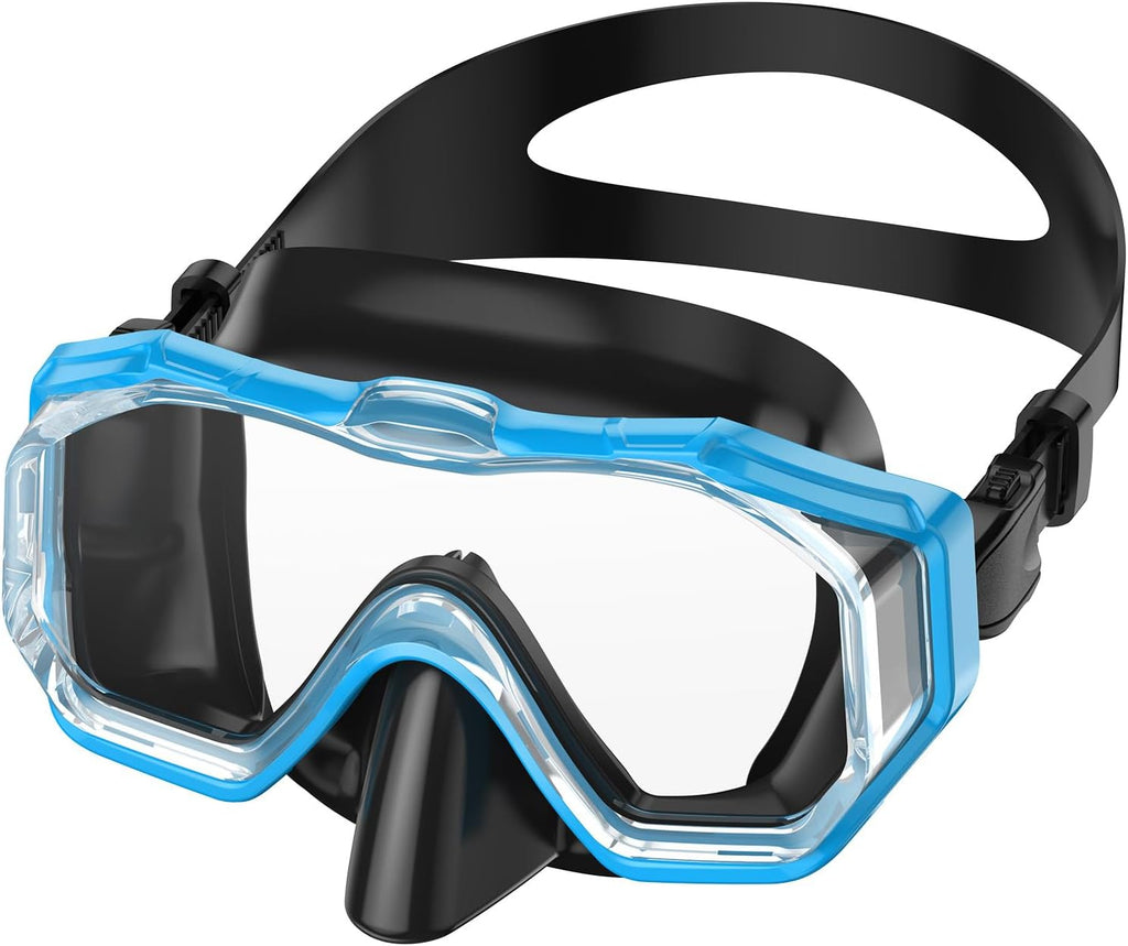 WSTOO Swim Goggles - Anti-Fog Mask with Nose Cover for Adults & Youth | Comfortable Fit