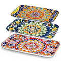 vancasso Serving Platters Set of 3, 16"/14"/12" In Rectangular Trays