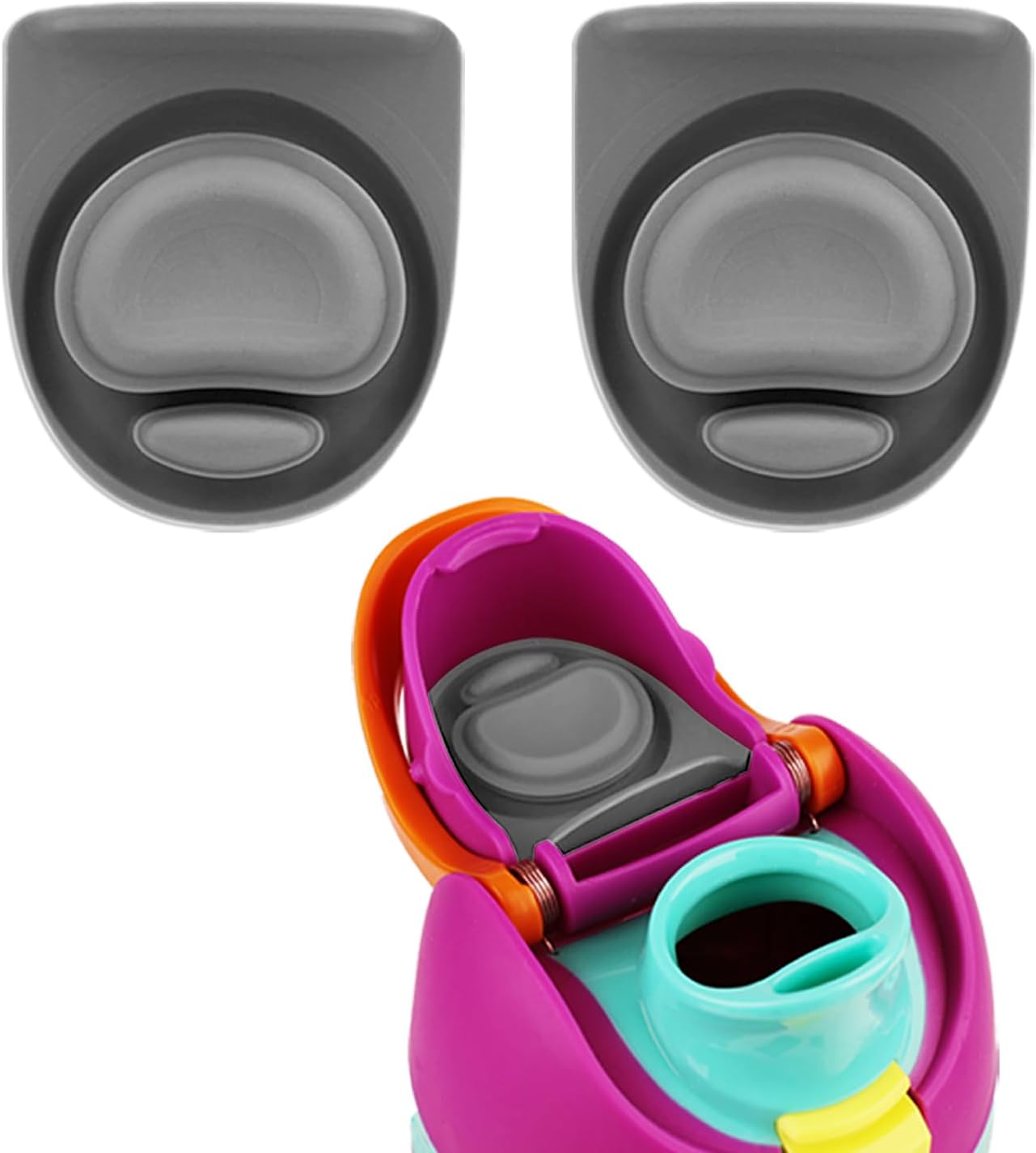 Owala Replacement Stopper - Leak Proof Silicone Lid for 24oz & 32oz Water Bottles | 2-Pack