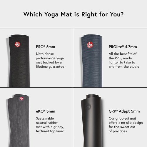 Manduka PRO Yoga Mat - 6mm Thick | Lifetime Durability | Premium Studio Quality | Teacher Approved