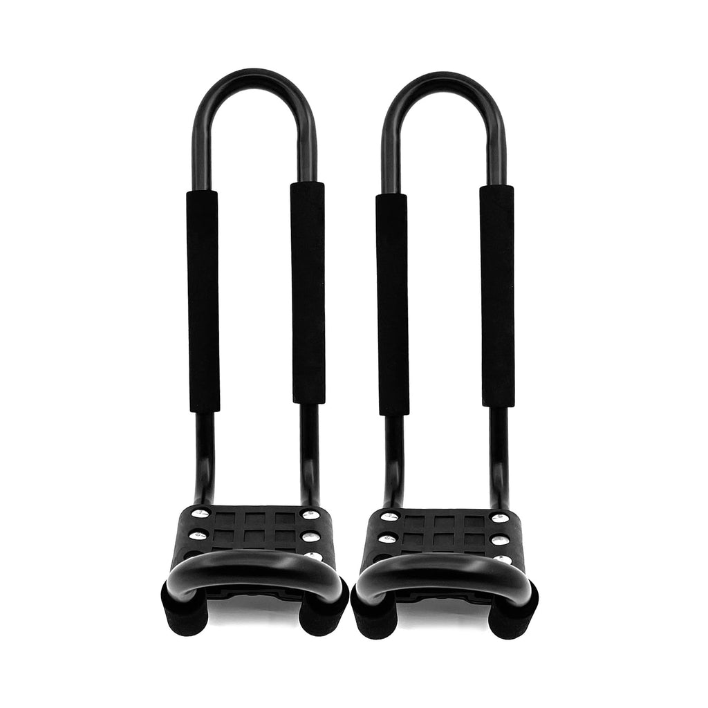 DOHUSPLE Kayak Roof Rack for 2 Kayaks Carrier, Kayak J Bar Hooks Roof Mount Racks for Universal Cars, SUV, Truck, Set of 4 Racks