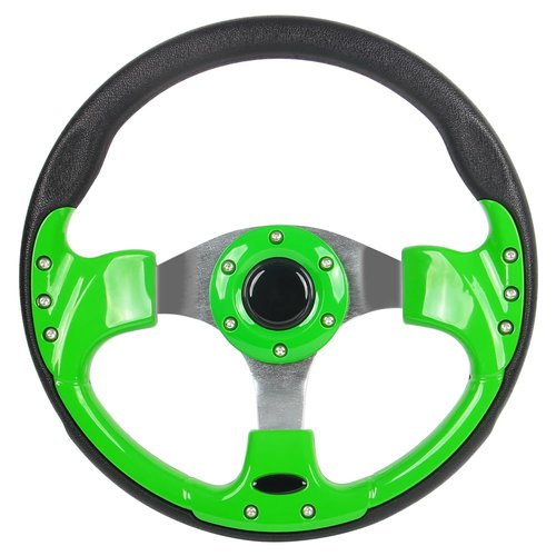 SPAORCCO Universal Golf Cart Steering Wheel fit most EZGO TXT RXV, Club Car DS Precedent, Yamaha G8 G9 G11 G14 G16 G19 G21 G22 G29 Drive Golf Cart…