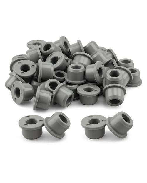 50Pcs Golf Cart Bushing 102956201 Fit for Club Car Precedent Control A Arms Front Leaf Spring, Replacement 1022874011, Gray