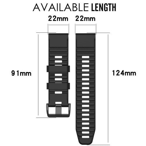 Band for Garmin Approach S60/S62/S70 47mm, Quickfit 22mm Watch Band Replacement for Garmin Forerunner 935/945/955/965/745/ Quatix 7/6/5 (No Tracker)