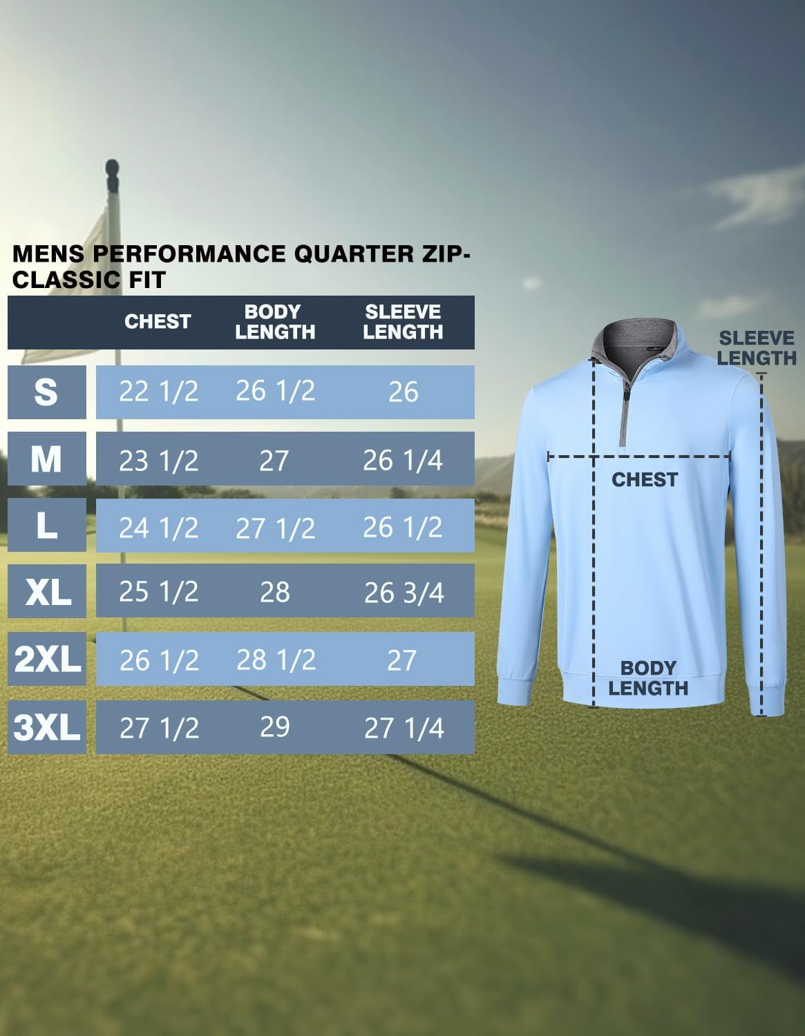Skiennix Men's Quarter Zip Pullover Fleece Sweatshirt - Lightweight Athletic Golf Top | UPF 50+