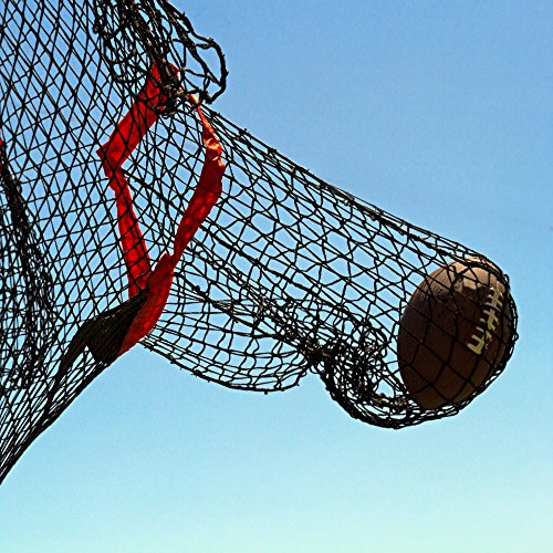 GoSports 8 x 4 ft Football Throwing Target Net - Red Practice Aid