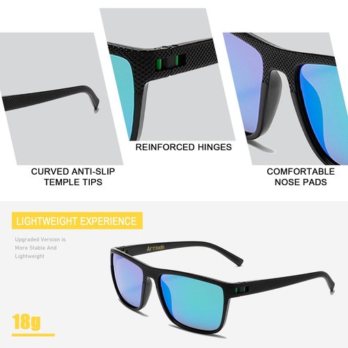 Arttodo Golf Sunglasses, UV Polarized Sunglasses for Men and Women, Lightweight Sunglasses with UV Protection for Golfer, Golf Accessories