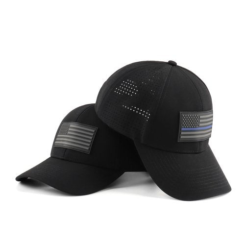 Thin Blue Line, American Flag Baseball Cap, USA Hat, Law Enforcemnt