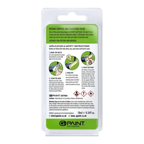 GPaint Golf Club Paint - TaylorMade Spider X COPPER Touch Up Paint- Customize or Repair Your Putter - 10ml Bottle - Fix Chips & Scratches - TaylorMade Touch Up Paint