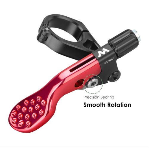 JFOYH Dropper Post Lever for Mountain & Road Bikes, Adjustable Seatpost Remote for 22.2mm Handlebars- Black