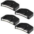 Mudder 4 Pcs Hat Light Clip 11 LED Light and Cob Cap Lights Clip on Hat Powered Headlamp Battery Cap Brim Lamp Black Waterproof Ultra Bright Headgear Flashlight for Hunting Camping Fishing Hiking