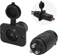 Minn Kota 70A Trolling Motor Plug & Receptacle - Watertight Heavy Duty Connector for 12-48V Systems