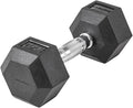 Lifeline Fitness Hex Dumbbells - Premium Rubber Wrapped Design with Ergonomic Knurled Handle | Home Gym Weights