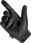 Skiennix Tactical Lightweight Touch Screen Police Duty Patrol Gloves - Breathable Vented Mesh & Goat Skin Leather