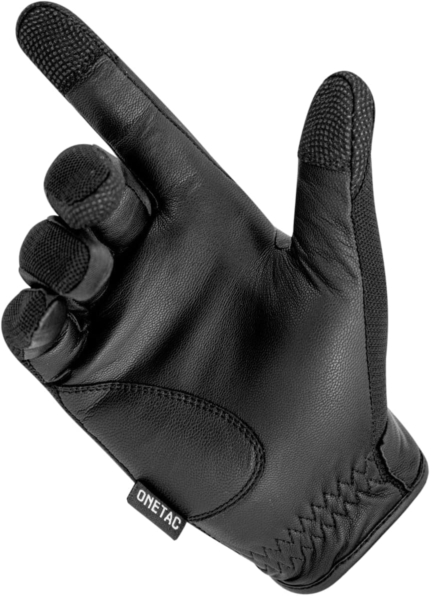Skiennix Tactical Lightweight Touch Screen Police Duty Patrol Gloves - Breathable Vented Mesh & Goat Skin Leather