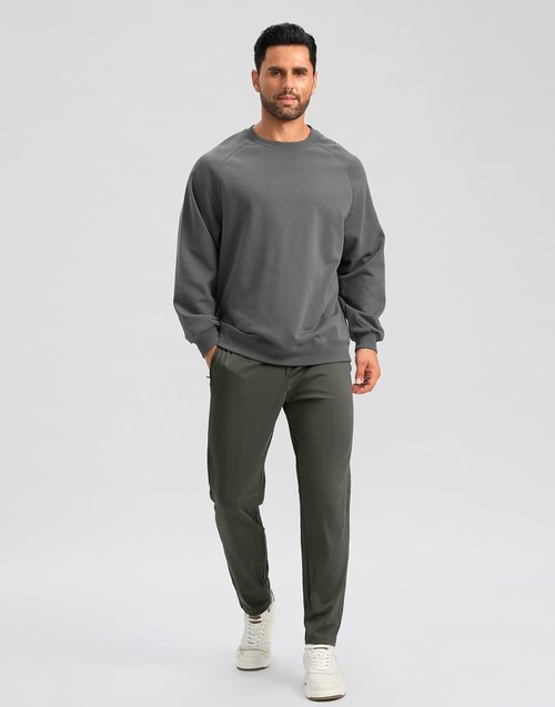 G Gradual Men's Sweatpants - Stretchy Golf Workout Pants with Zipper Pockets | 30"/32"/34" Inseam