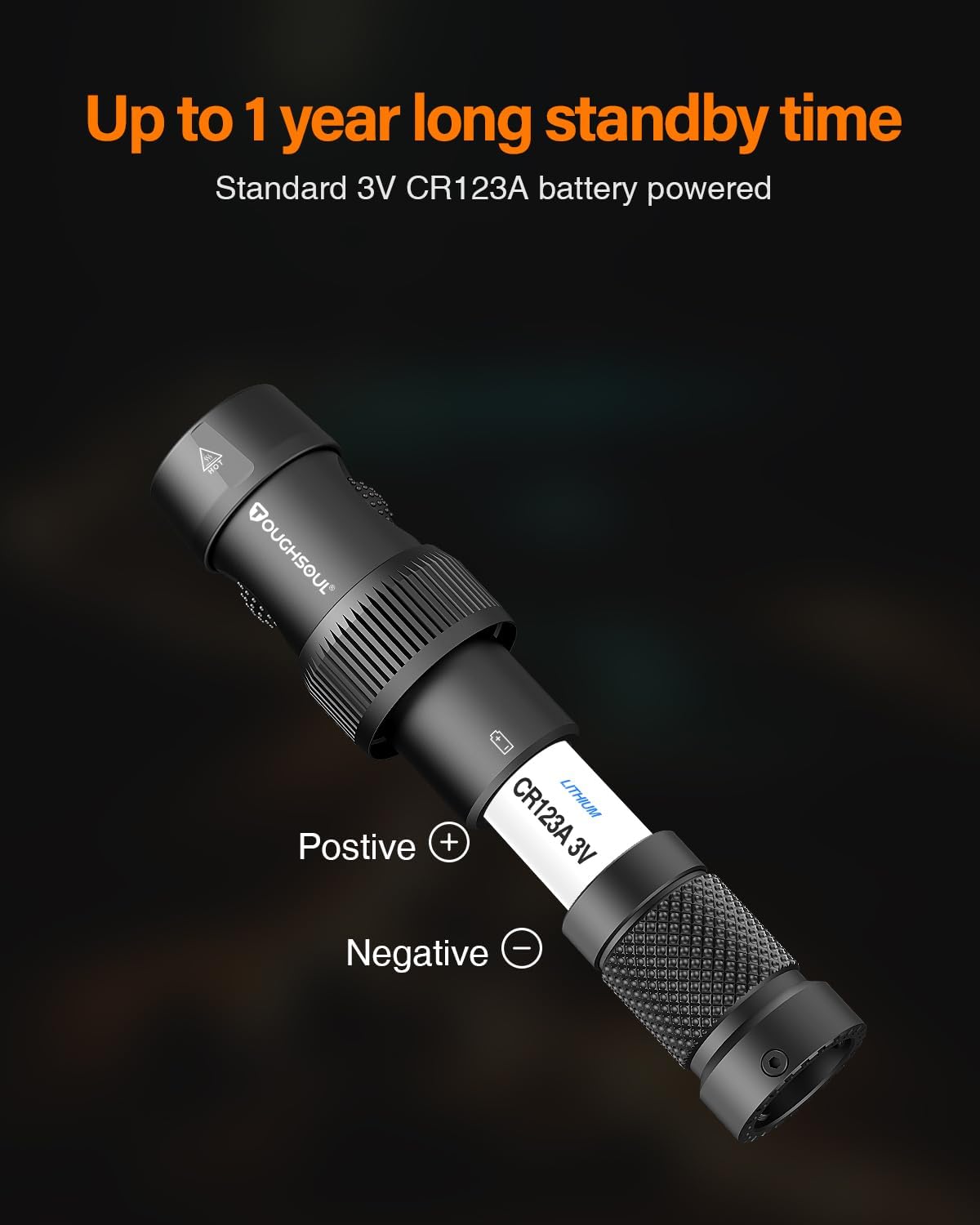 TOUGHSOUL Tactical Mag Tube Cap Flashlight - 500 Lumen Max for Winchester 12 Gauge | Strobe Function & Replaceable Battery