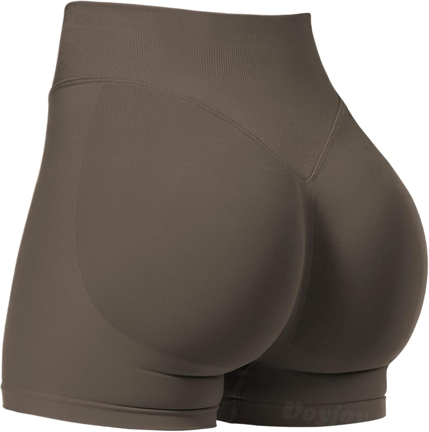 VOYJOY Women's Workout Shorts - Scrunch Butt Lifting Seamless Biker Shorts | Available in 2.5" to 6" Sizes
