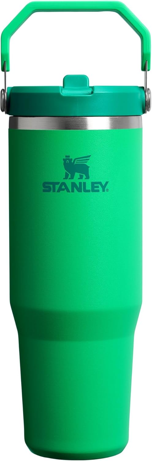STANLEY IceFlow 2.0 Tumbler - 30 oz Insulated Stainless Steel Water Bottle with Flip Straw & Handle | Meadow