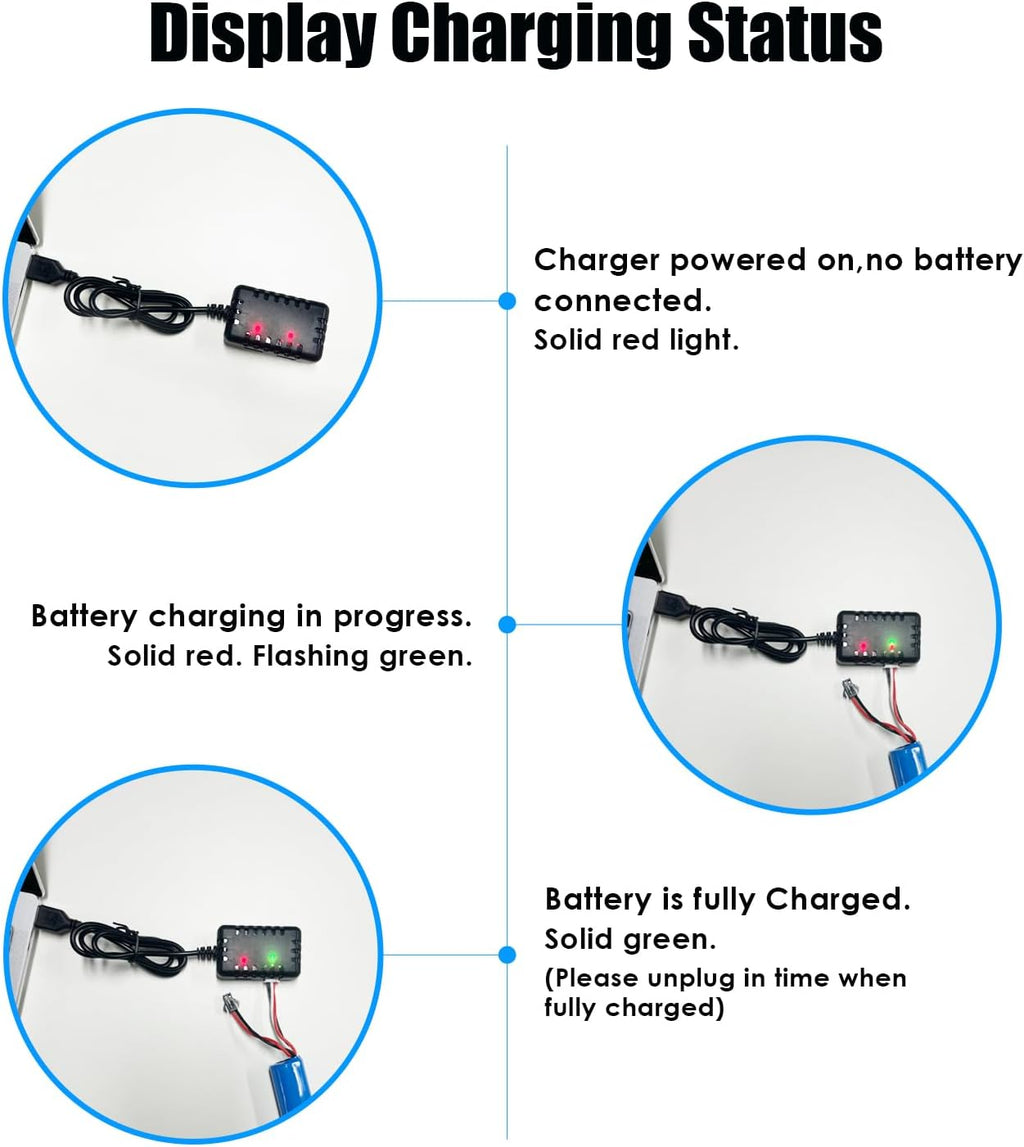 URGENEX Airsoft Battery Pack - 7.4V 3000mAh High Capacity with SM2P & Mini Tamiya Plugs | Fits SRB1200, MP5K, M4