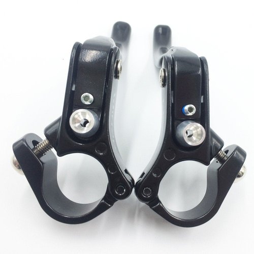 UPANBIKE Bike Brake Lever Set 22.2mm 23.8mmAdditional Brake Lever Aluminum Alloy for Road Bicycle(22.2mm Black)