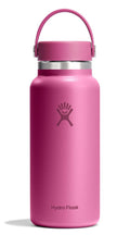 Hydro Flask Water Bottle - Insulated Stainless Steel - Wide Mouth Flex Lid, Non Spill, Leakproof and Refillable in 32 Oz Reef Pink