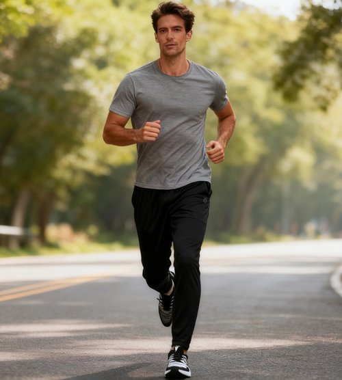HODOSPORTS Extra Tall Men's Sweatpants - Zipper Pocket Joggers for Workout | Available in 32"-40" Inseam