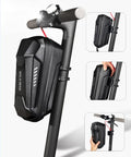 Scooter Storage Bag, Waterproof Electric Scooter Handlebar Bag, Durable EVA Hard Shell Front Bag for Mijia M365/M365 Pro/Segway ES1/ES2/ES3 for Kick Scooters Carrying Wallet Charger Repair Tools (3L)