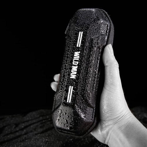 WILD MAN Bike Tool Storage Bag Hard Shell Waterproof Bicycle Repair Bag for Mountain Road Bike MTB Cycling(XT11,Black)